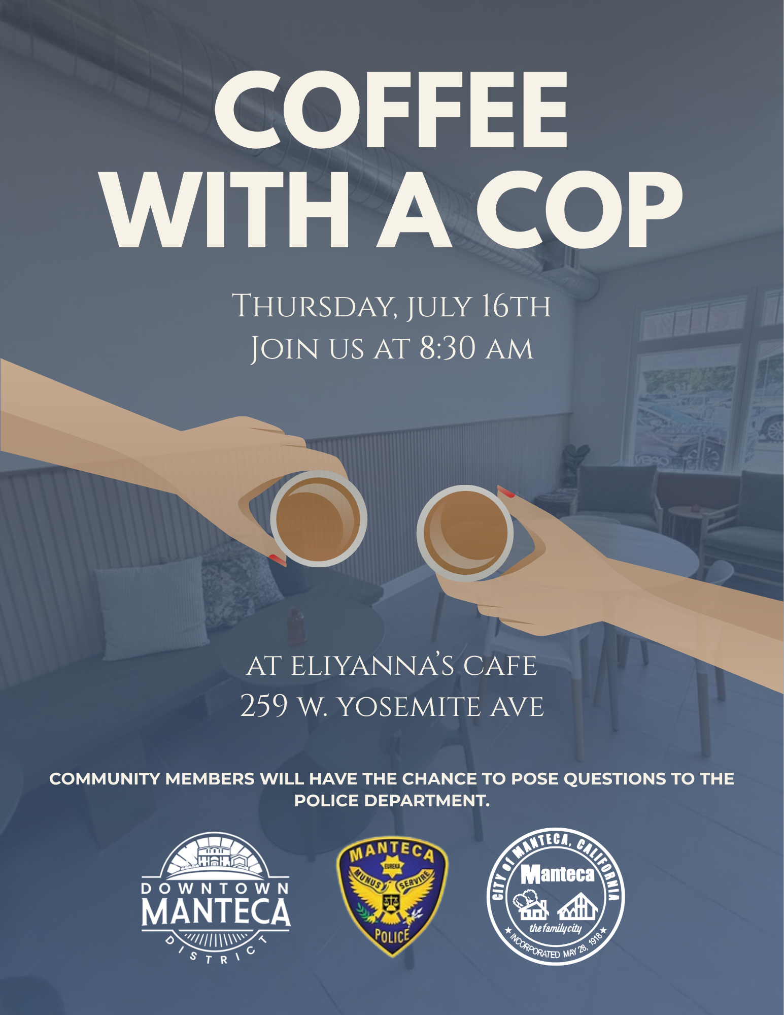 Coffee with a Cop flyer